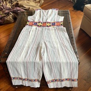 Anthropologie Multicolor Wide leg Romper